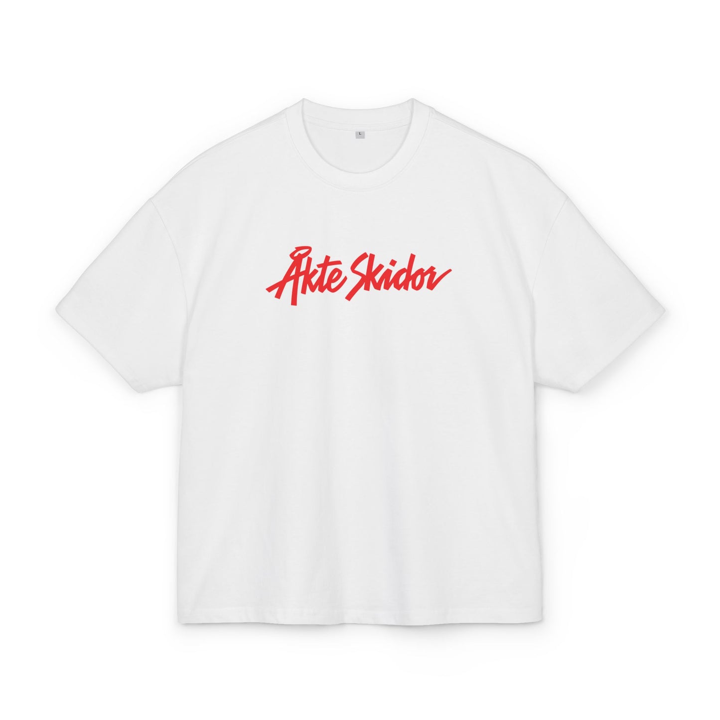 Oversize boxy T-shirt – Went Skiing