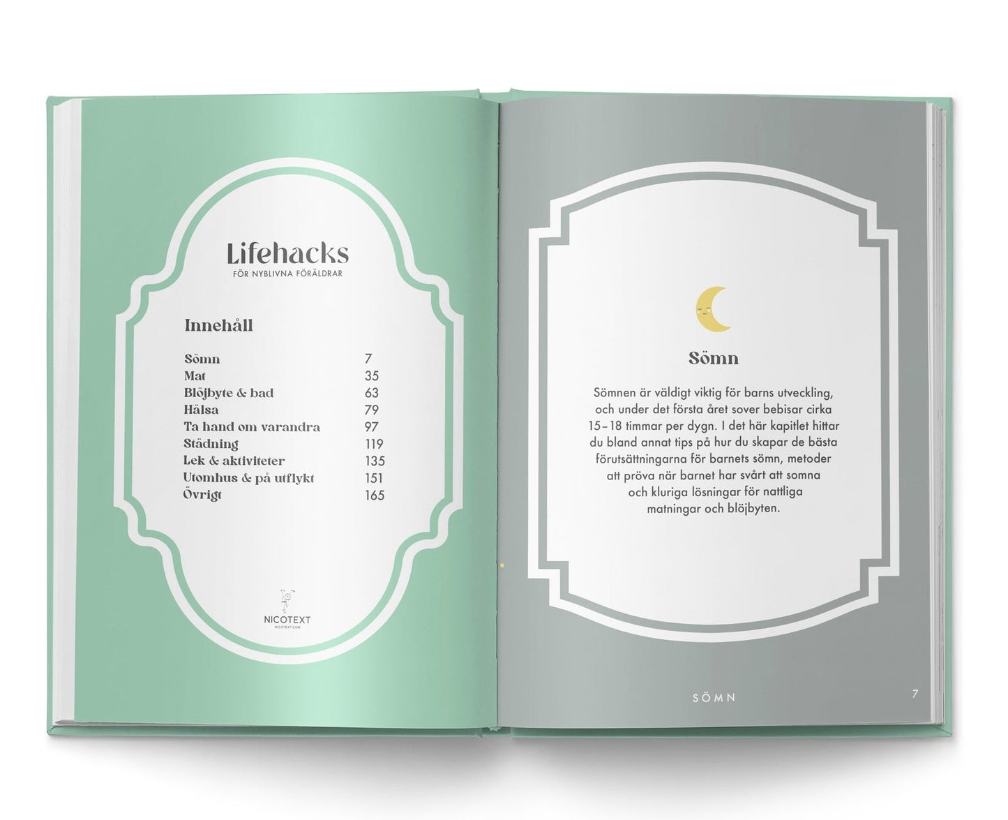 Life hacks for new parents – book