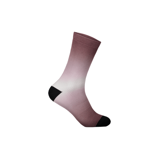 Cycling Socks - Essential Print Sock Long - Gradient Garnet Red