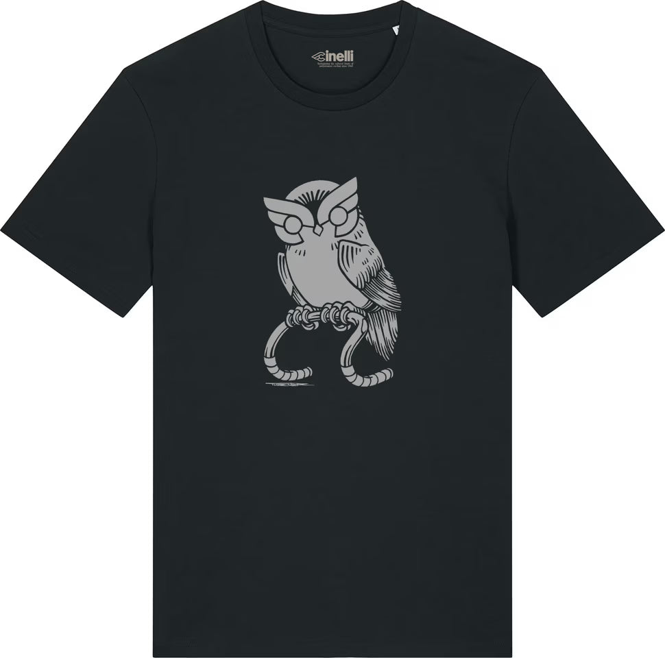Cinelli – Black T-shirt – Who wants to ride?