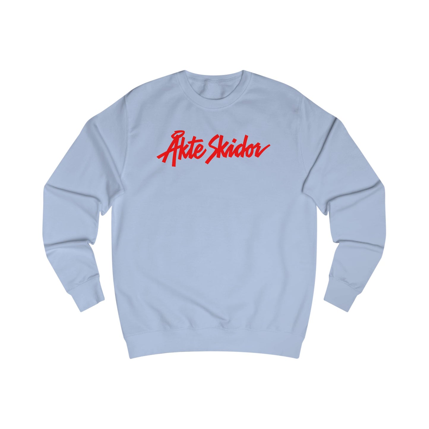 Light Blue College Sweatshirt – Went Skiing