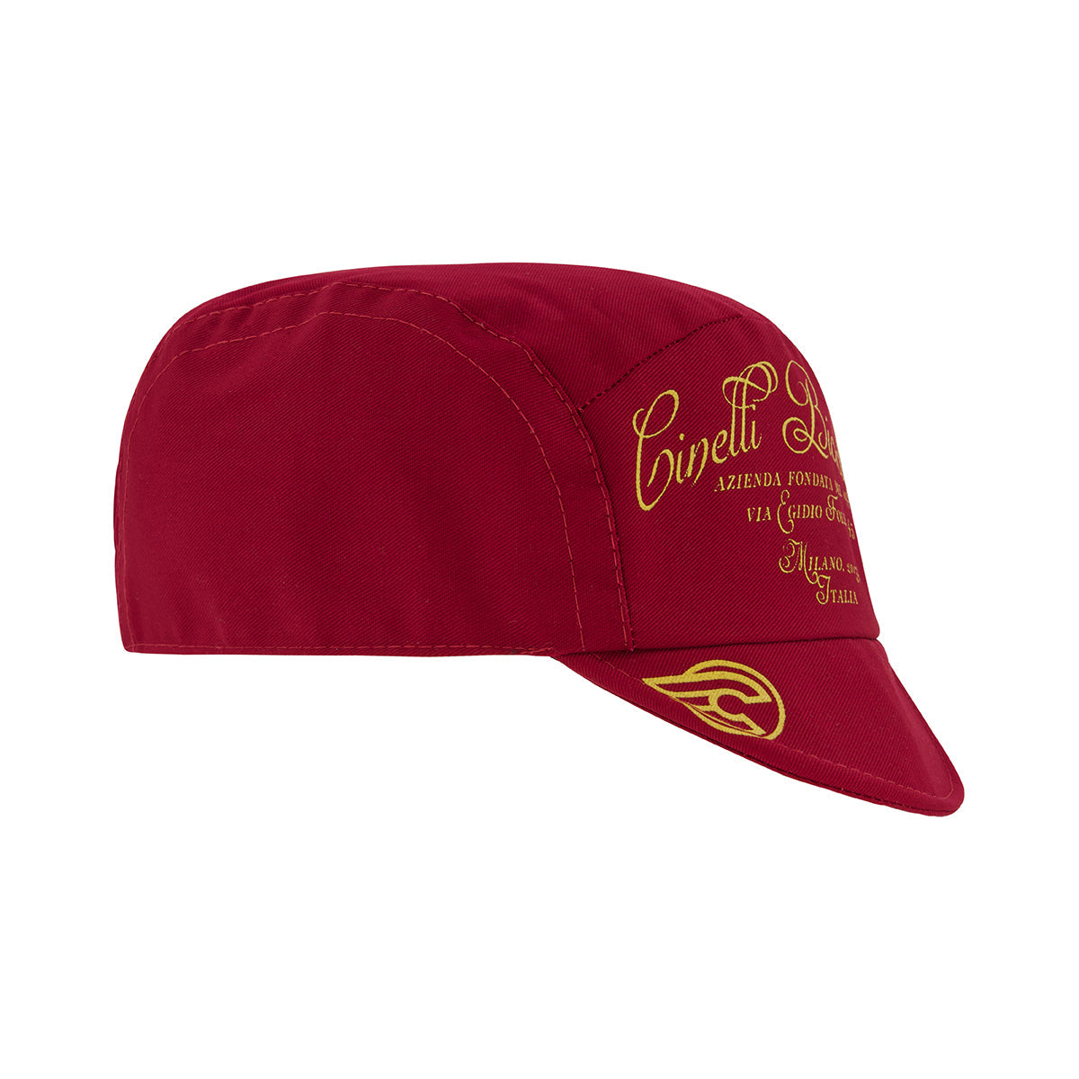 Cinelli – Cycling Cap – Explorer Cap Via Folli – Burgundy