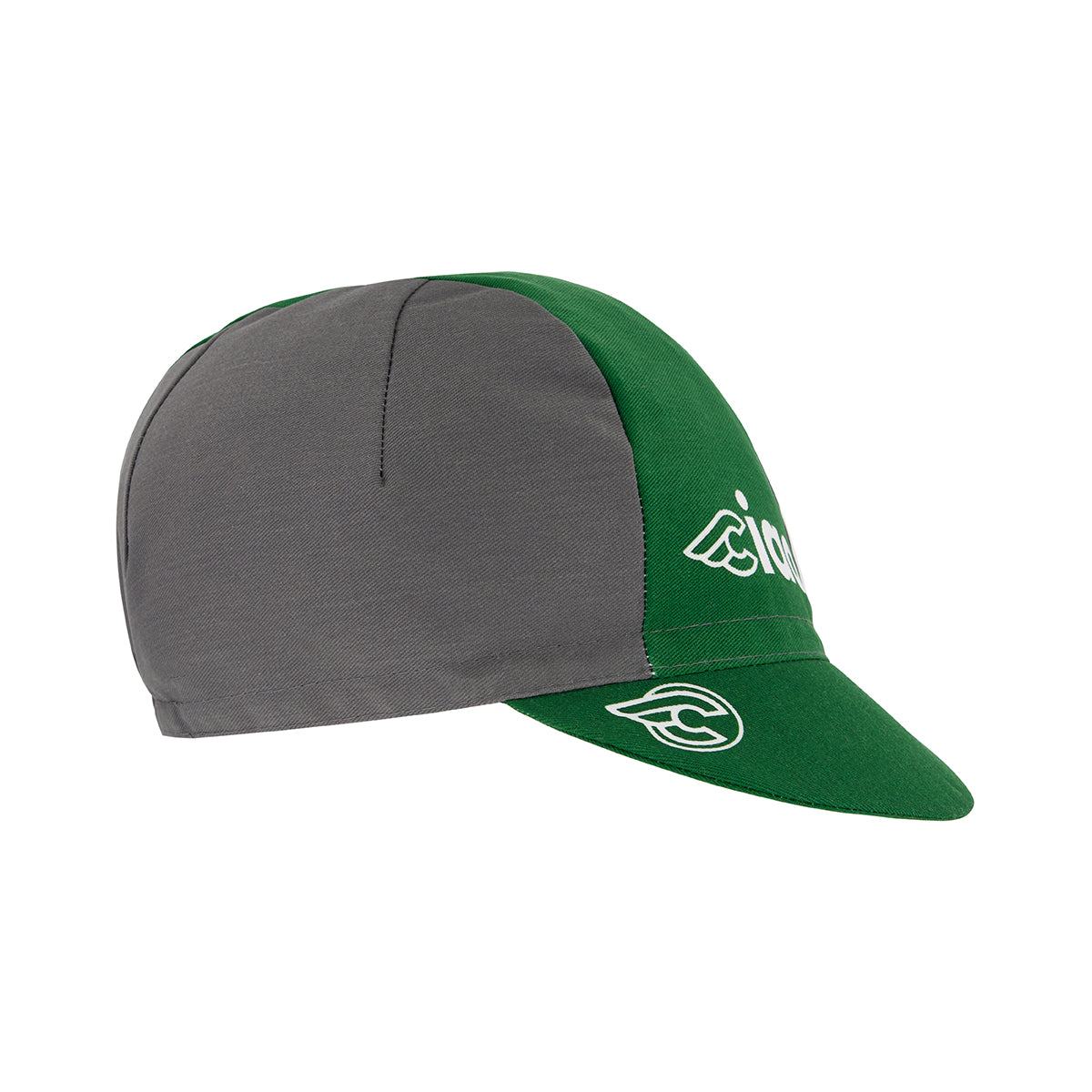 Cycling Cap - Cinelli Logotype - Green &amp; Gray
