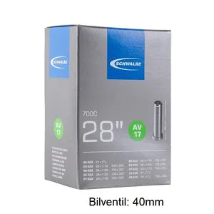 Bicycle inner tube – AV17 - 622x28-47 - Schrader valve