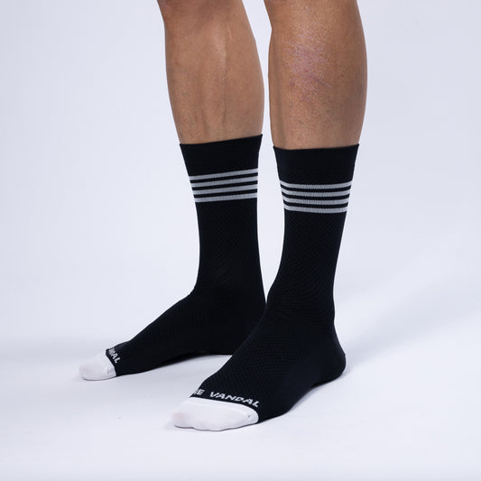 The Vandal – Cycling Socks – Black