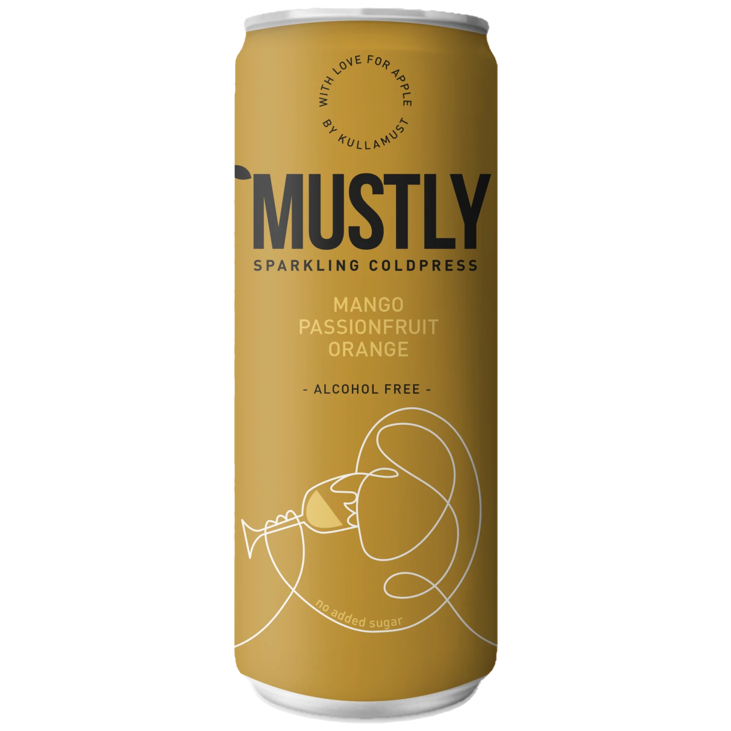 Mustly – Mango – Soft drink