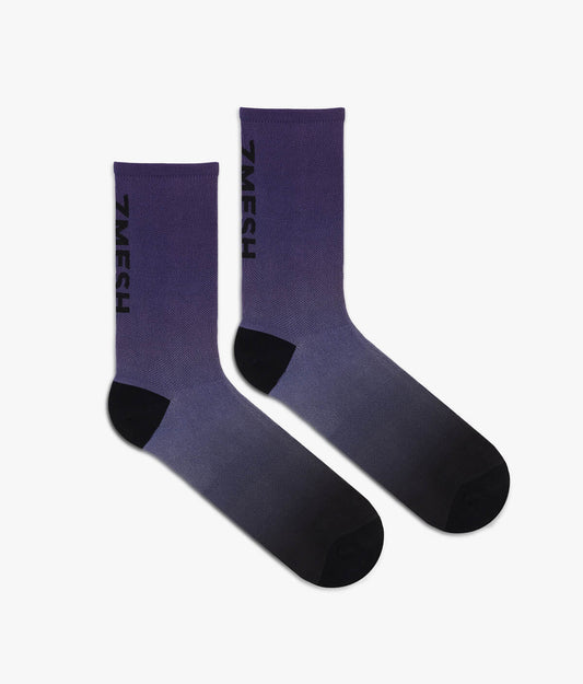 7mesh – Cycling Socks – Fading Light Sock – Purple Velvet