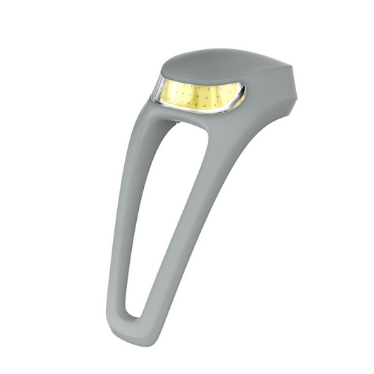 Knog Frog – Cykellyse – USB-laddning – fram – grå