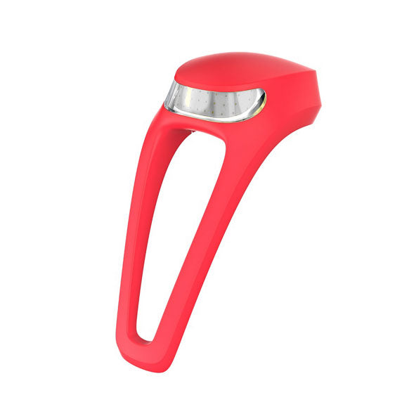 Knog Frog – Bike light – USB charging – front – coral red