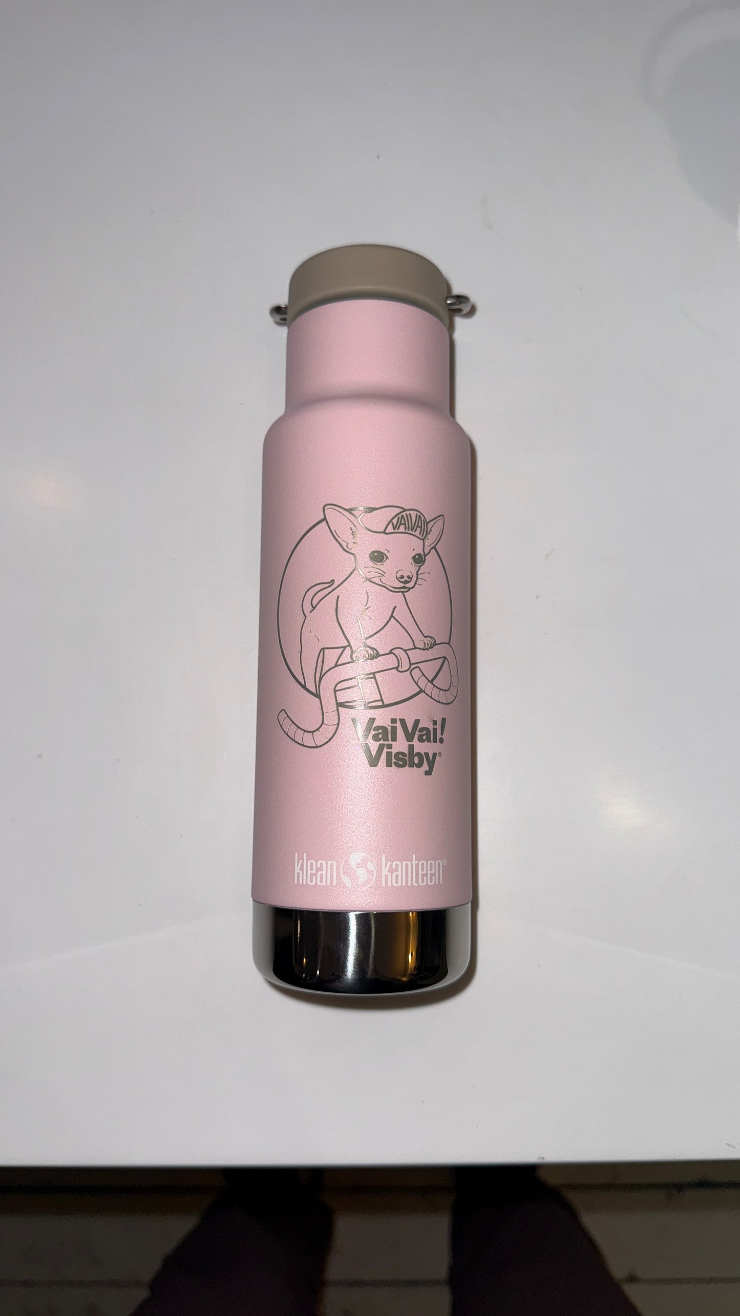 Termos – Vai Vai Willow – Klean Kanteen – rosa 355ml