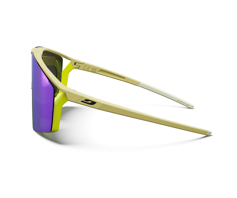 Julbo Edge Matt light brown/fluo yellow – Sunglasses