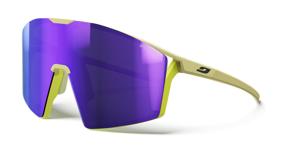 Julbo Edge Matt light brown/fluo yellow – Sunglasses