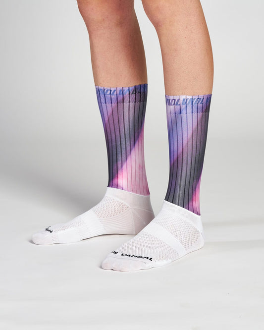 The Vandal – Cycling Socks – Aero Sock – Purple