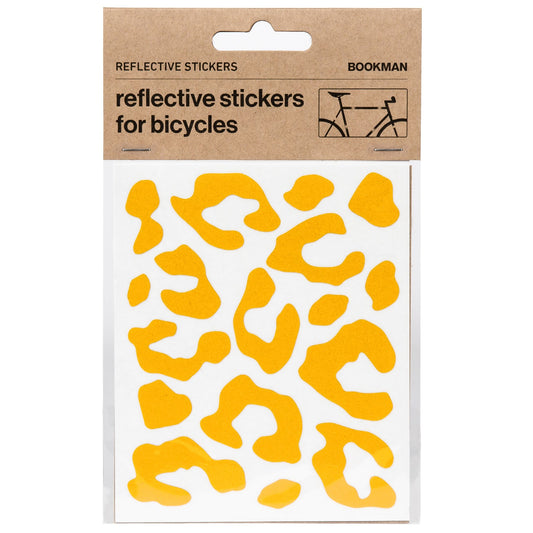 Reflexklistermärken – Leopard – Gul