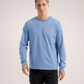 Arc'teryx Long Sleeve T-Shirt - Arc'multi Bird Logo - Stone Wash
