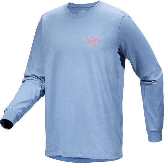 Arc'teryx Long Sleeve T-Shirt - Arc'multi Bird Logo - Stone Wash