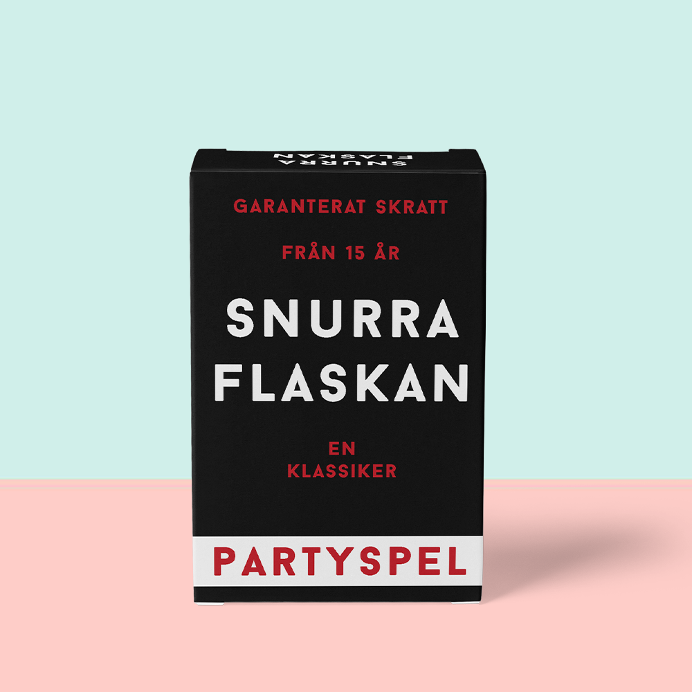 Party game – Spin the Bottle (in Swedish)
