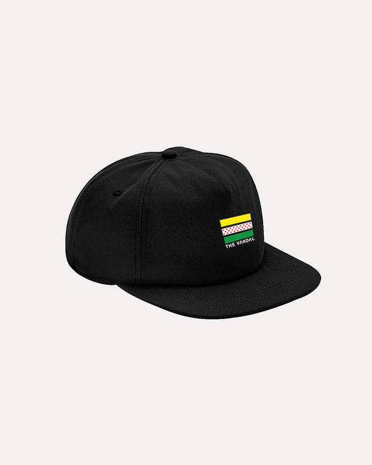 Keps – Stripes Cap Svart – The Vandal