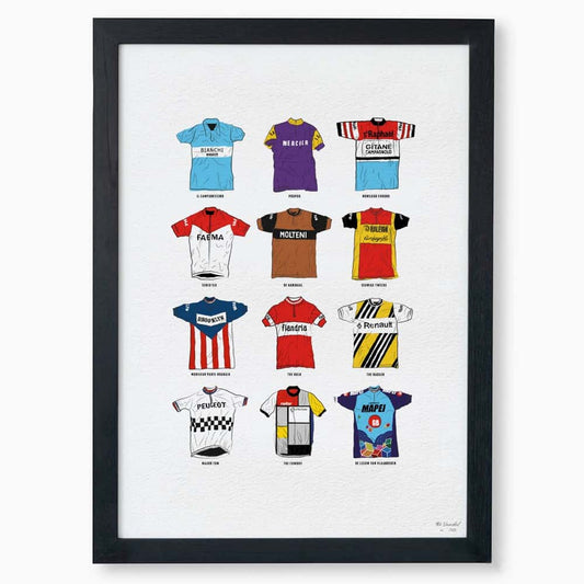 The Jersey – framed 43x53cm