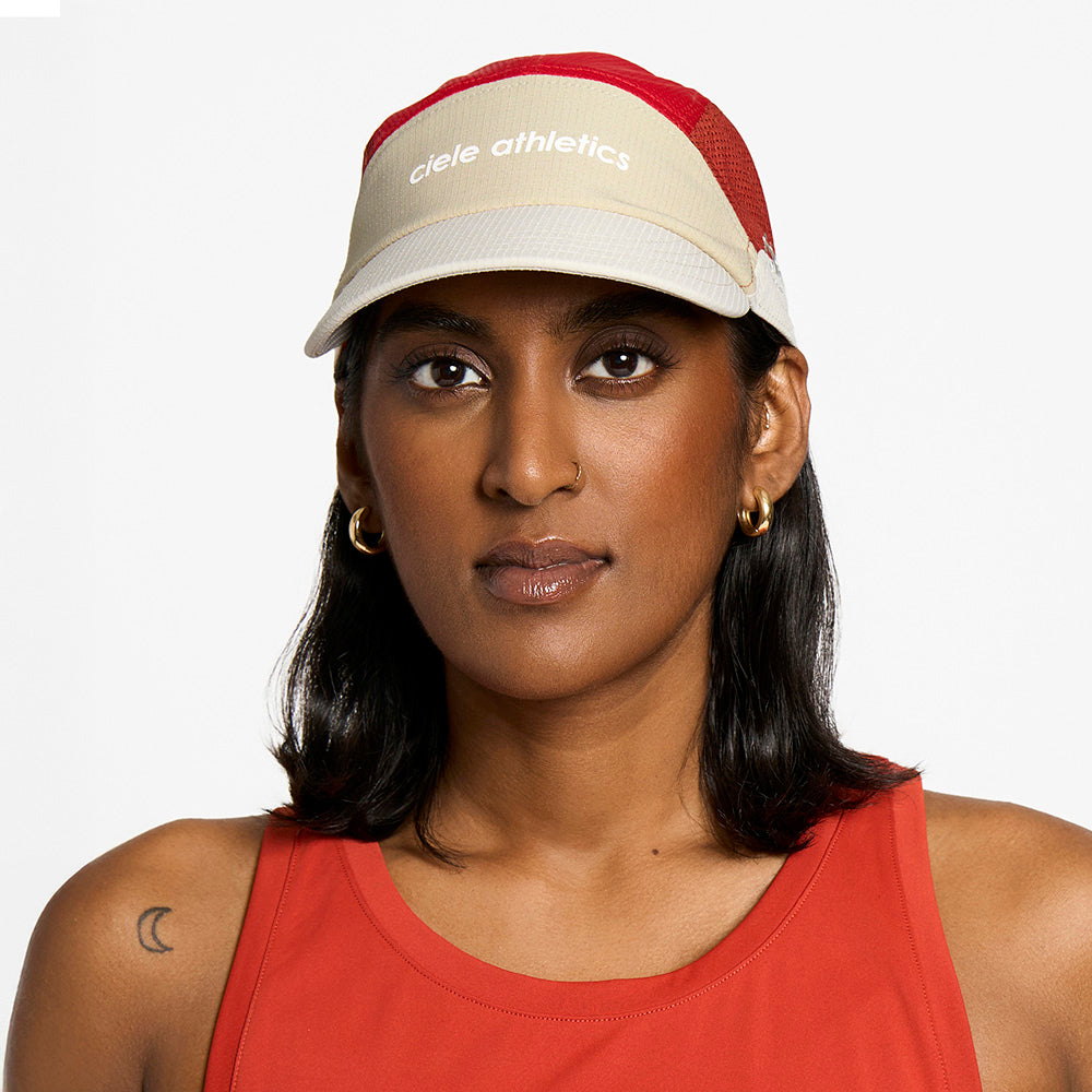 Ciele Cap - FSTCap SC - Field - Iconic SL - Safari/Red