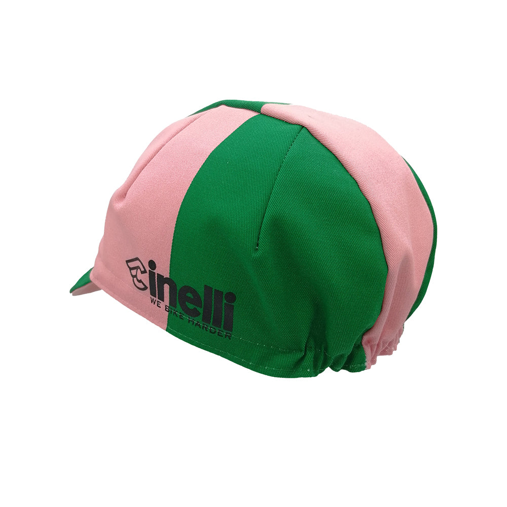 Cycling cap - We Bike Harder - Pink