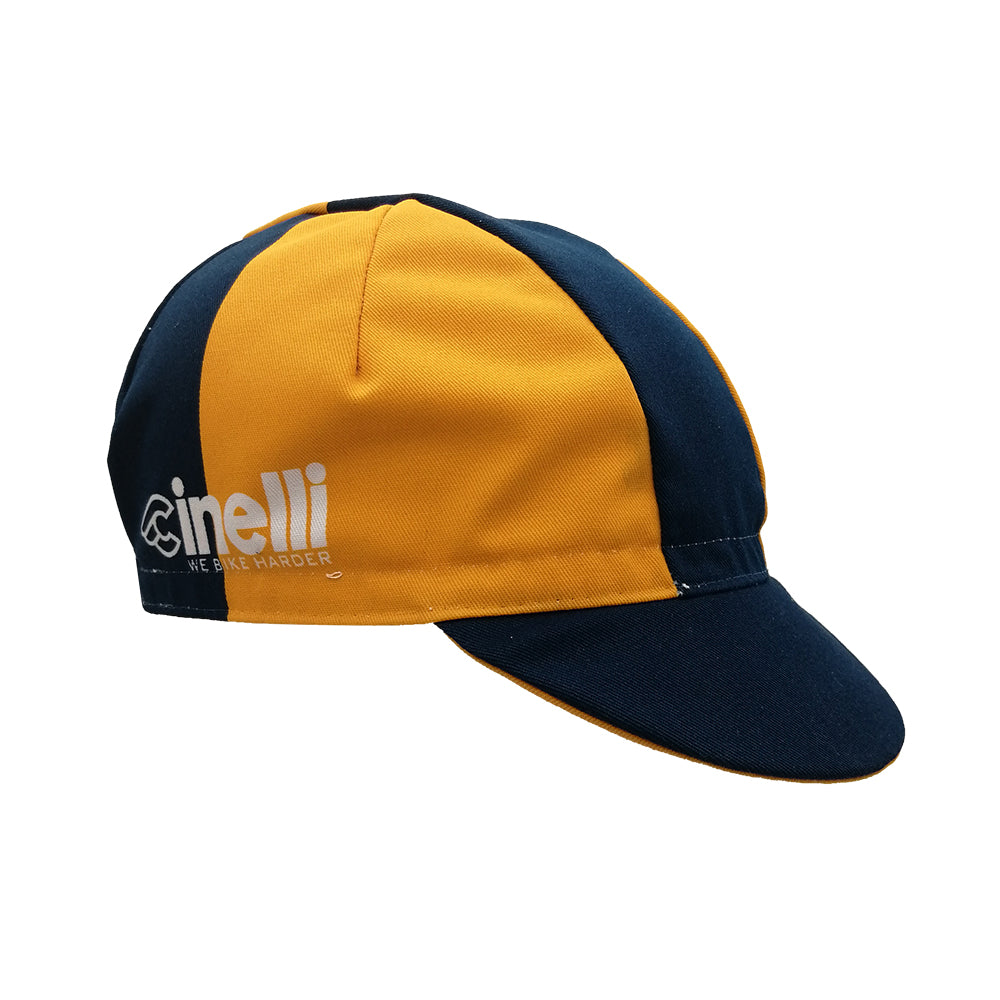 Cinelli - Cycling Cap - We Bike Harder - Orange