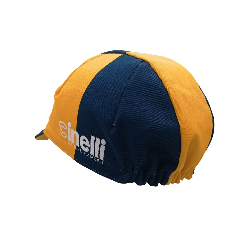 Cinelli - Cycling Cap - We Bike Harder - Orange