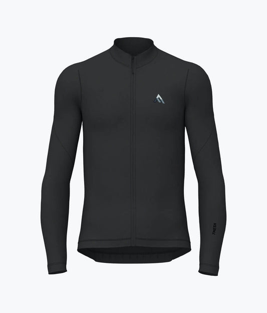 7mesh – Ashlu Merino Jersey LS – Black – men's jersey