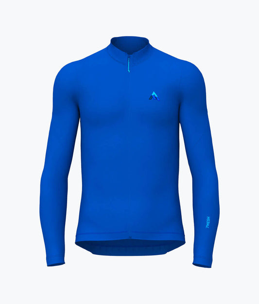 7mesh - Ashlu Merino Jersey LS - Bottle Blue - Men's Jersey