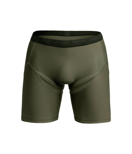 7mesh - Foundation Boxer Brief - Green - Men's Cycling Shorts