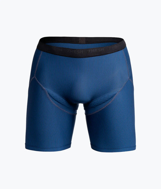 7mesh - Foundation Boxer Brief - Cadet Blue - Men's Cycling Shorts