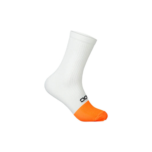 Cycling socks – Flair Sock Mid – White/Orange