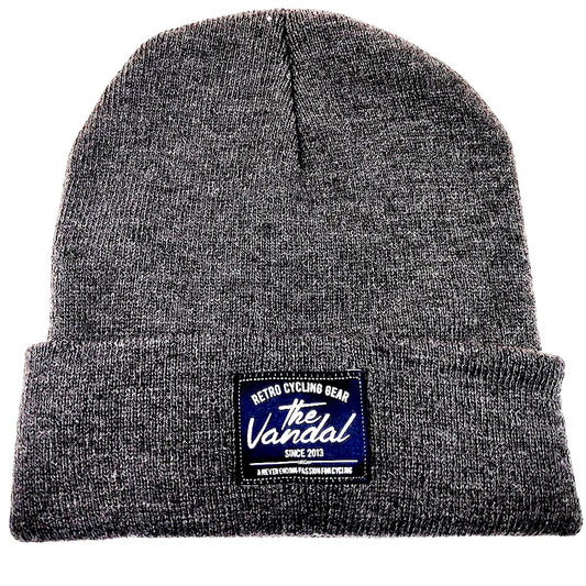 Mössa – Retro Cycling Gear Beanie – Gråmelerad