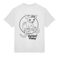 Willow got your back – boxy tee – off white