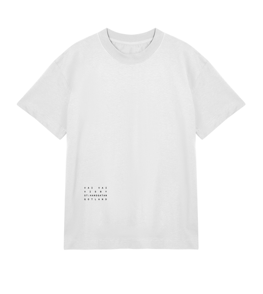 Willow got your back – boxy tee – off white