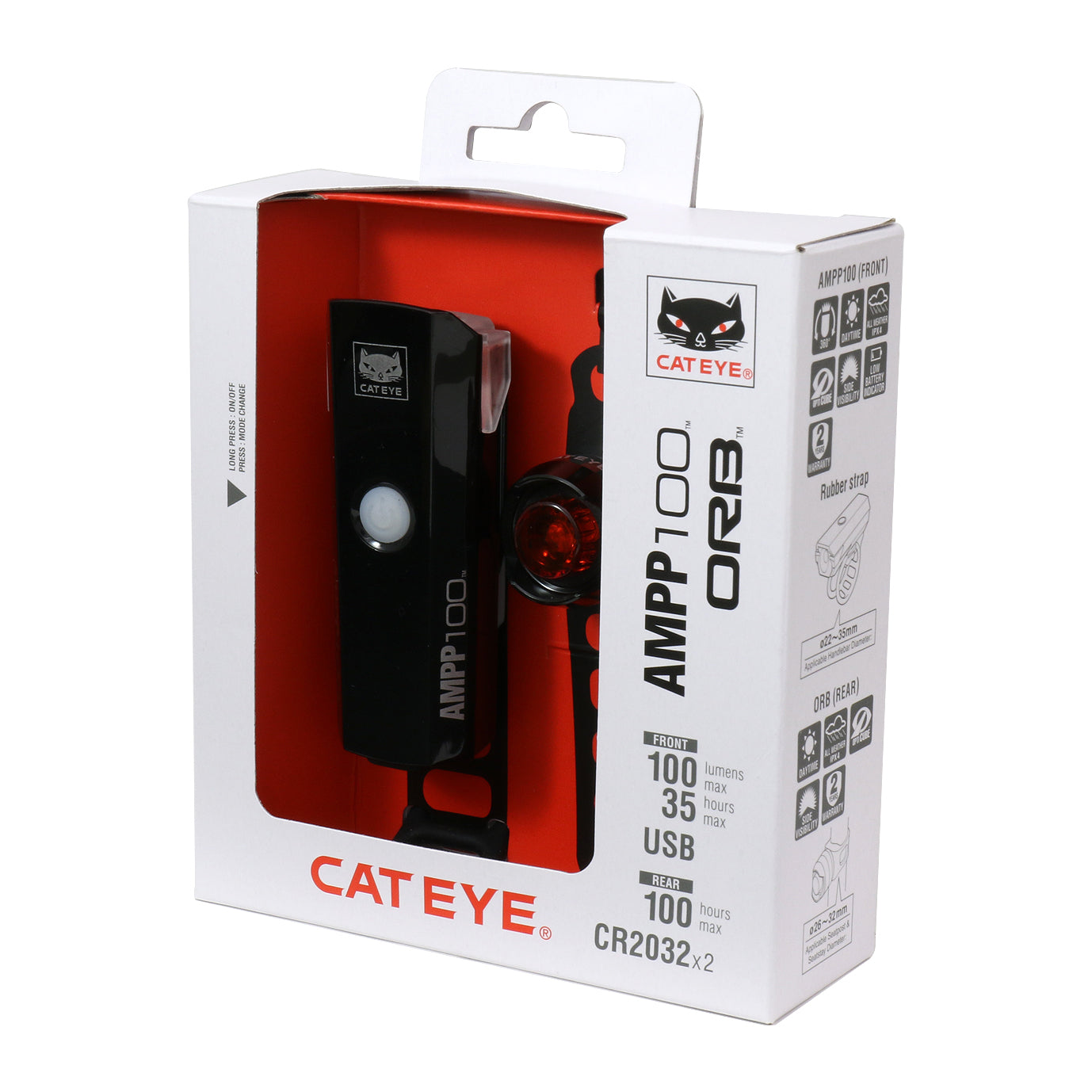 Bicycle light – CatEye - USB charging – front &amp; rear