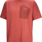 Arc'teryx – T-shirt – Konseal Pocket Shirt SS – Stone Red / Dk Stone