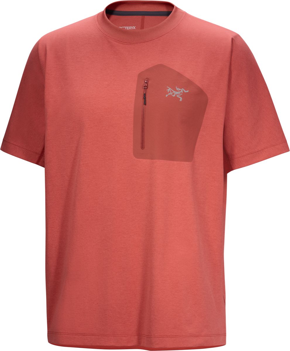 Arc'teryx – T-shirt – Konseal Pocket Shirt SS – Stone Red / Dk Stone