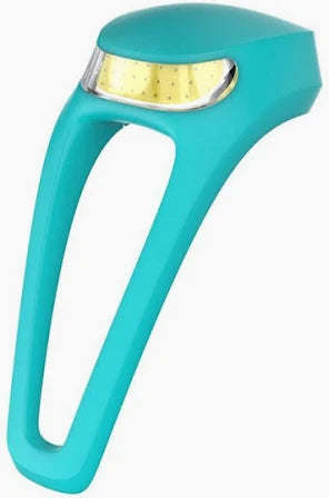 Knog Frog – Cykellyse – USB-laddning – fram – aquamarine