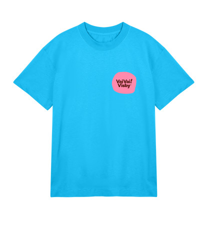 Blue HaVaii - Boxy T-Shirt - Turquoise Blue