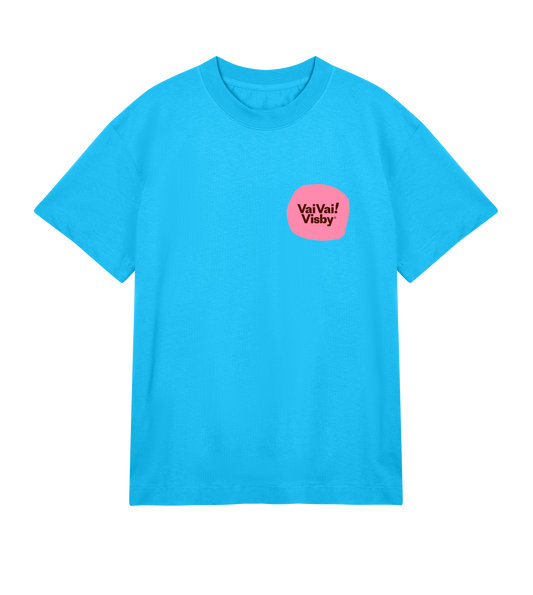 Blue HaVaii - Boxy T-Shirt - Turquoise Blue