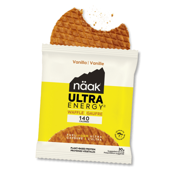 Näak Ultra Energy Waffles - Energy Bar - Vanilla Flavor