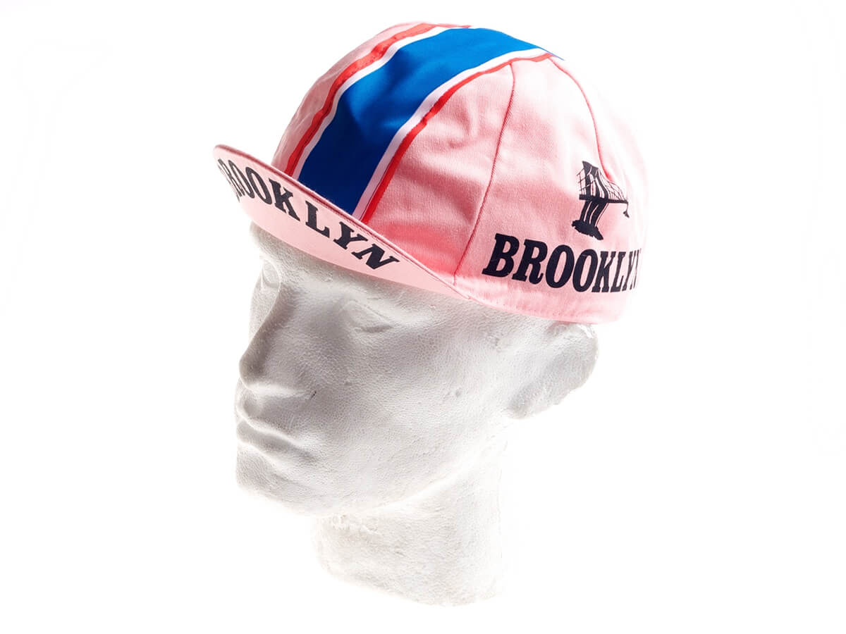 Cycling cap – Brooklyn Pink