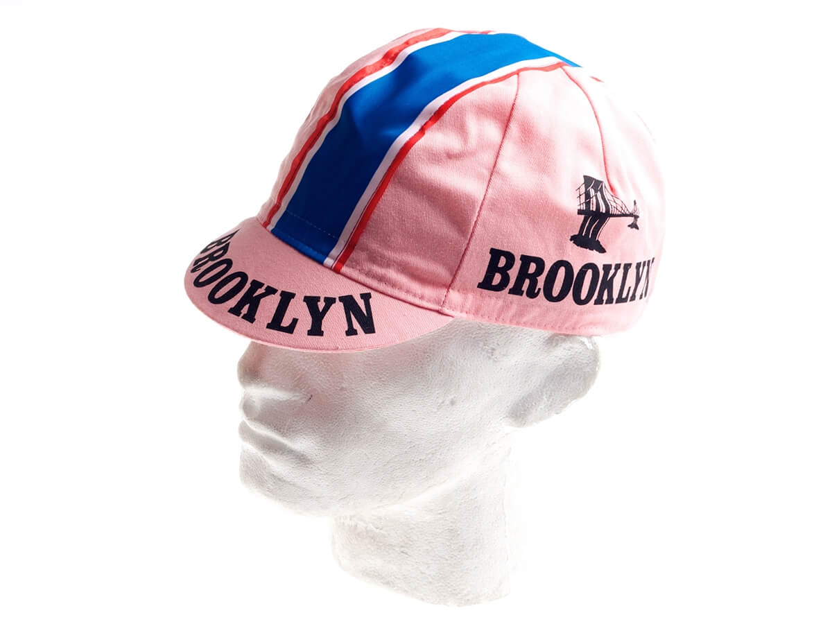 Cycling cap – Brooklyn Pink