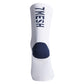 7mesh – Cycling Socks – Word Sock, White