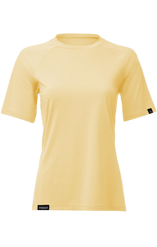 7mesh – Sight Shirt SS – Light Yellow – women's shirt