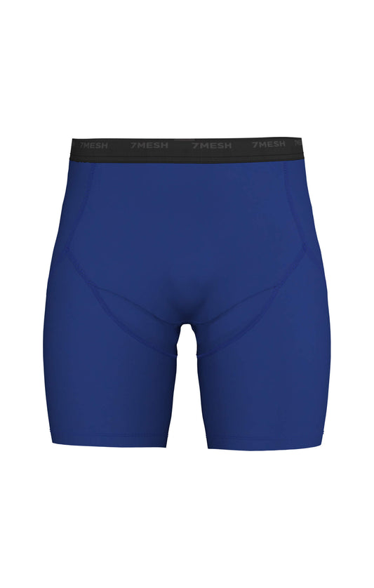 7mesh - Foundation Boxer Brief - Bottle Blue - Men's Cycling Shorts