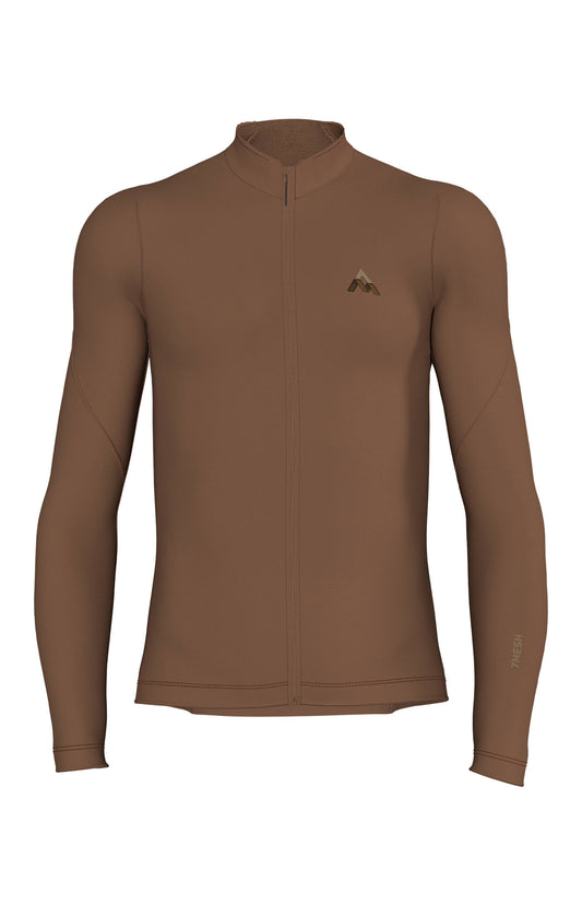 7mesh – Ashlu Merino Jersey LS – Cinnamon – men's sweater