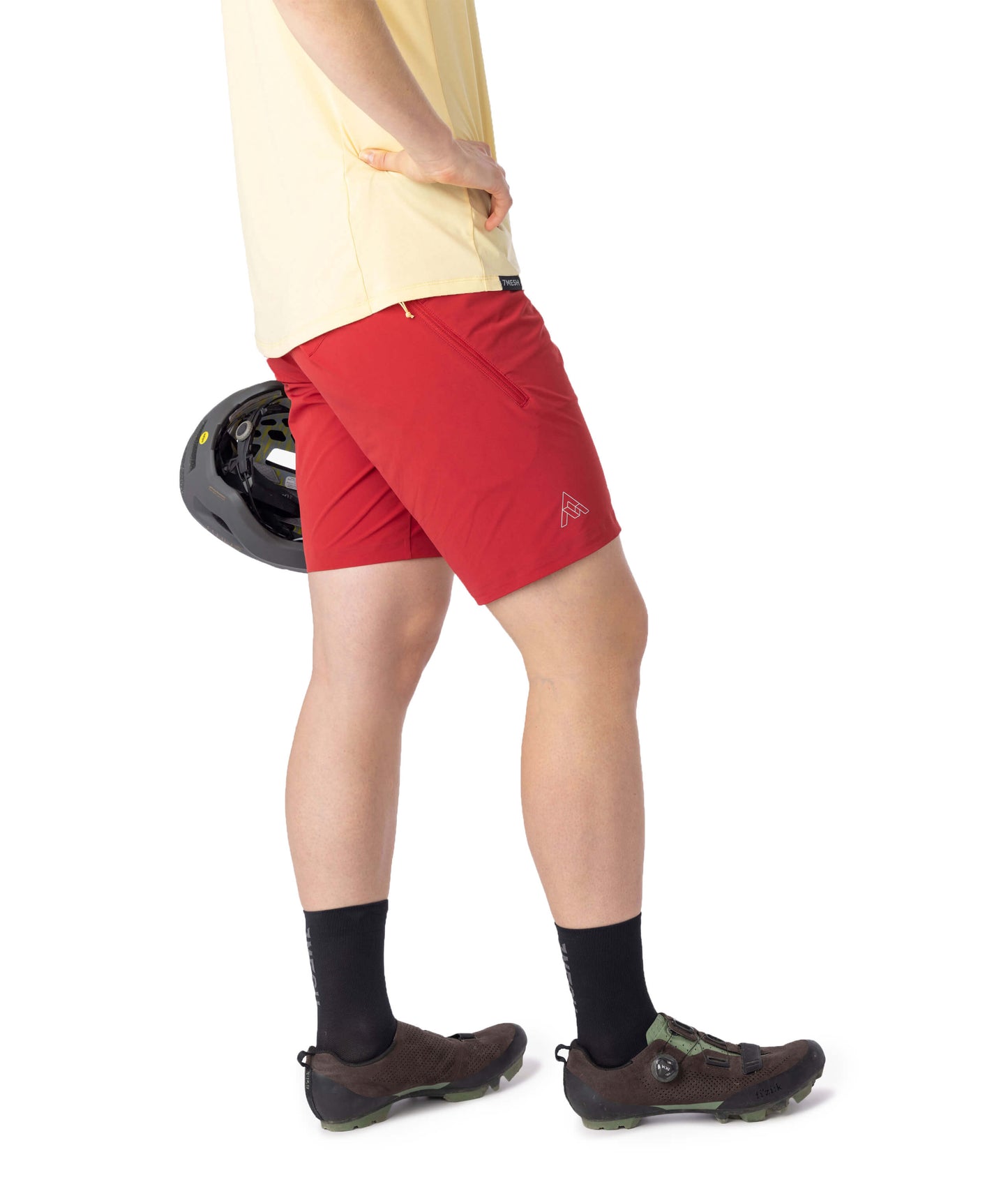 7mesh – Farside Short – Red – women's shorts