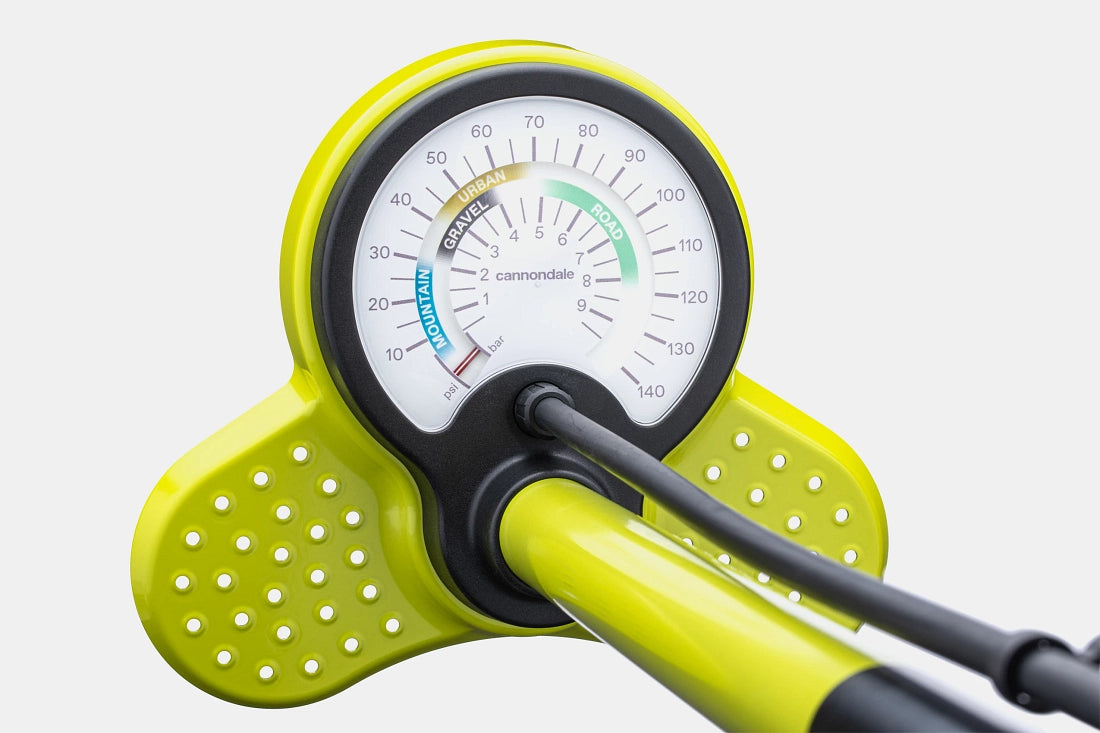 Cannondale Floor Pump - Essential Floor Pump - Yellow
